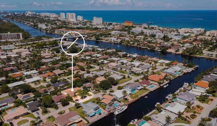 Beautiful 4 Bedrooms/Pool/Walk To Beach Deerfield Beach Bagian luar foto