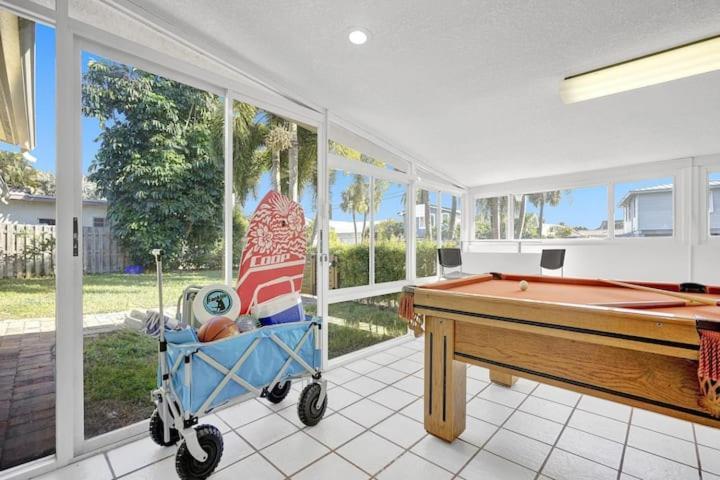 Beautiful 4 Bedrooms/Pool/Walk To Beach Deerfield Beach Bagian luar foto